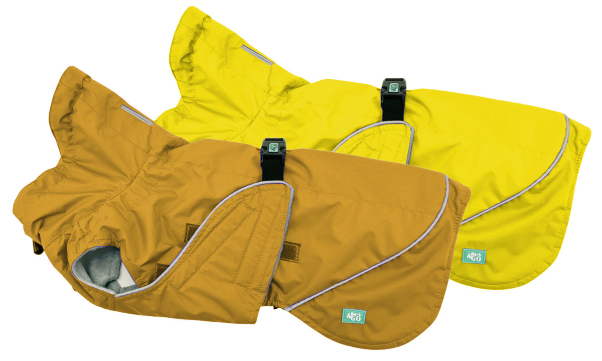 Sleeveless Dog Raincoat "Monocolor" | 24 Sizes, 4 Colours