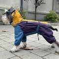 Waterproof Dog Raincoat for All Breeds and Sizes "Dark Academia Hygge"