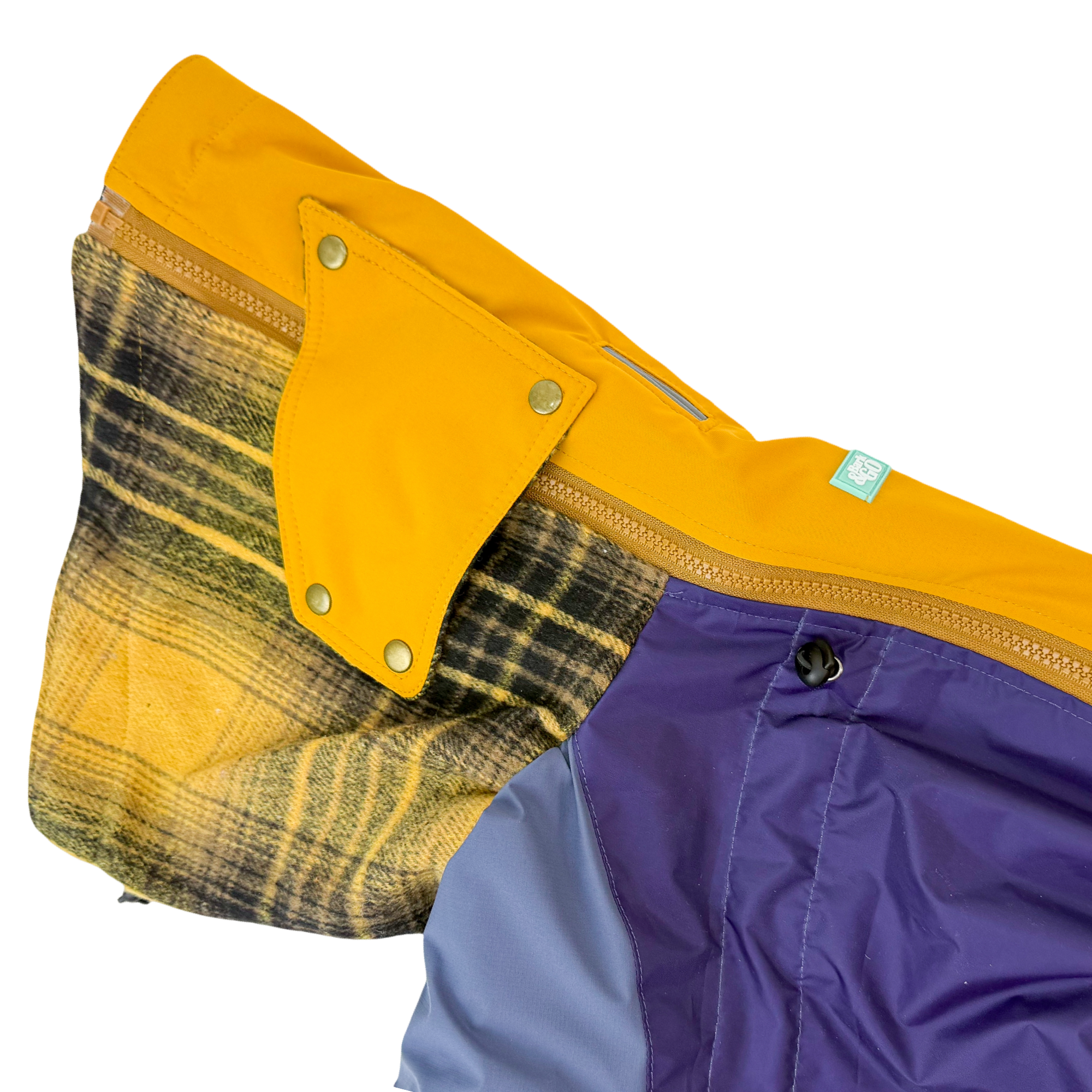 Waterproof Dog Raincoat for All Breeds and Sizes "Dark Academia Hygge"