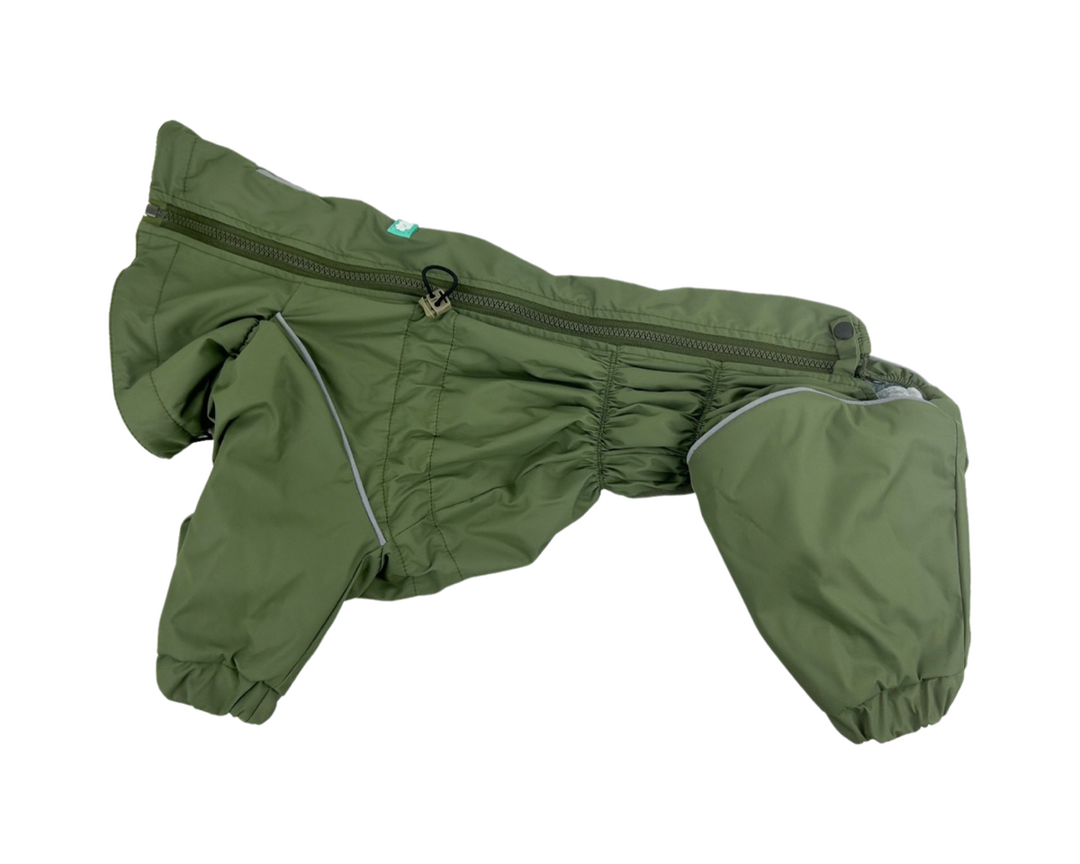 Waterproof Dog Raincoat "Monocolor" | 29 Sizes Cut for 6 Body Shapes