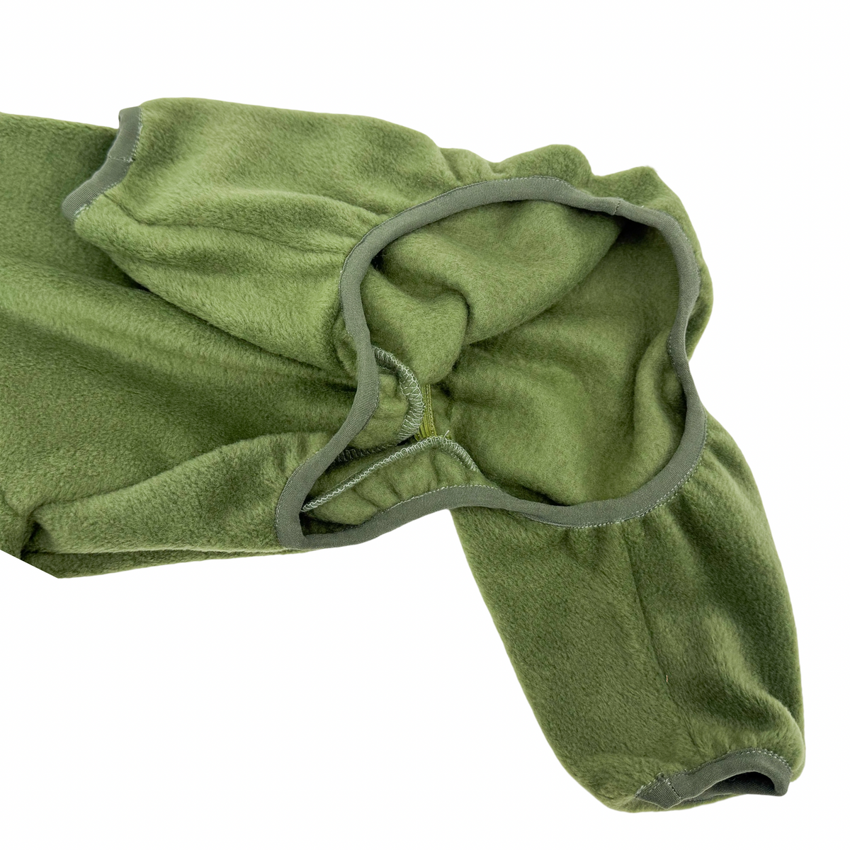 Fleece Dog Romper November & Hygge | Khaki or Coyote Onesie