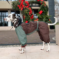 Waterproof Dog Raincoat for All Breeds and Sizes "Dark Academia Classic"