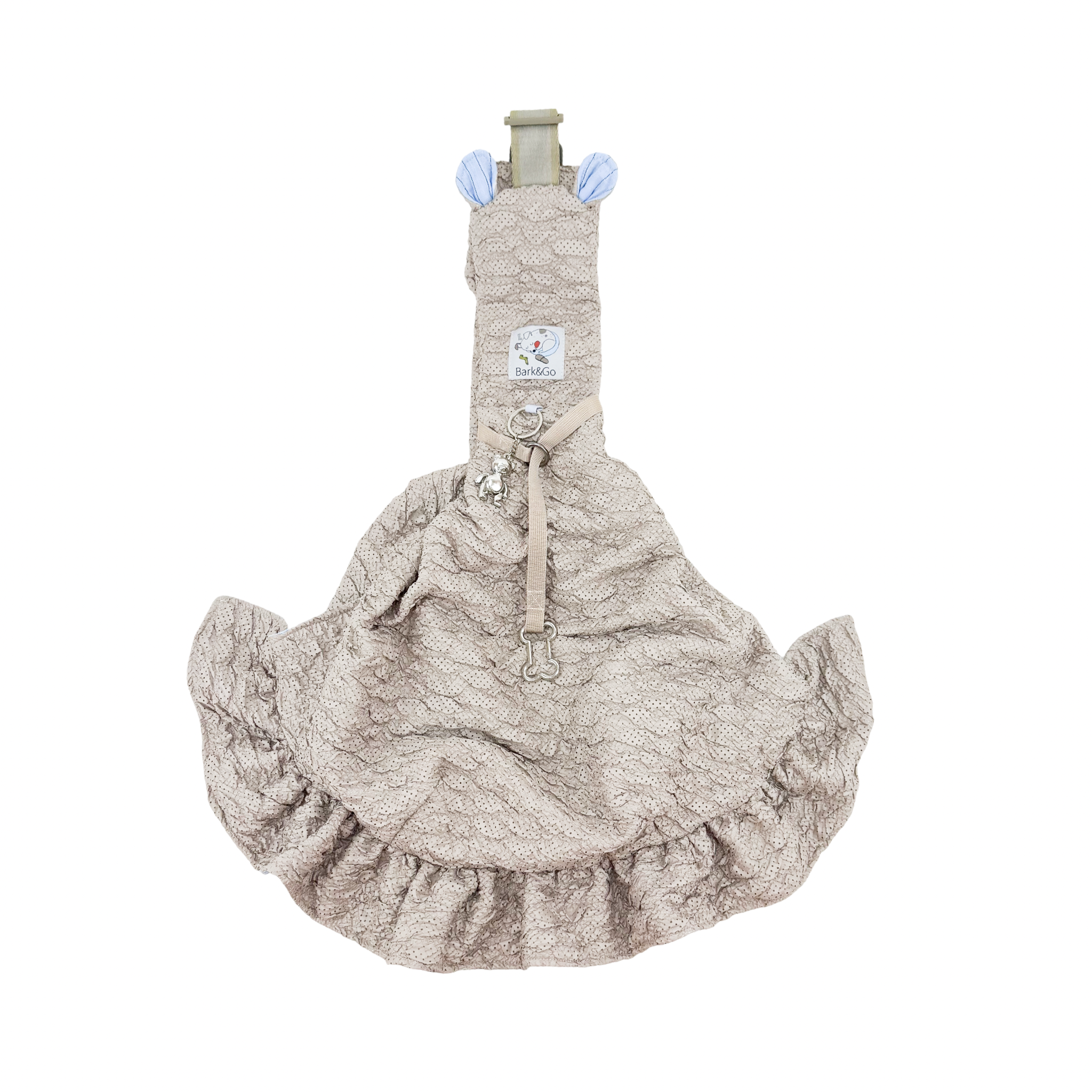 Teddy Summer Dog Sling Carrier – Breathable Linen Pet Carrier