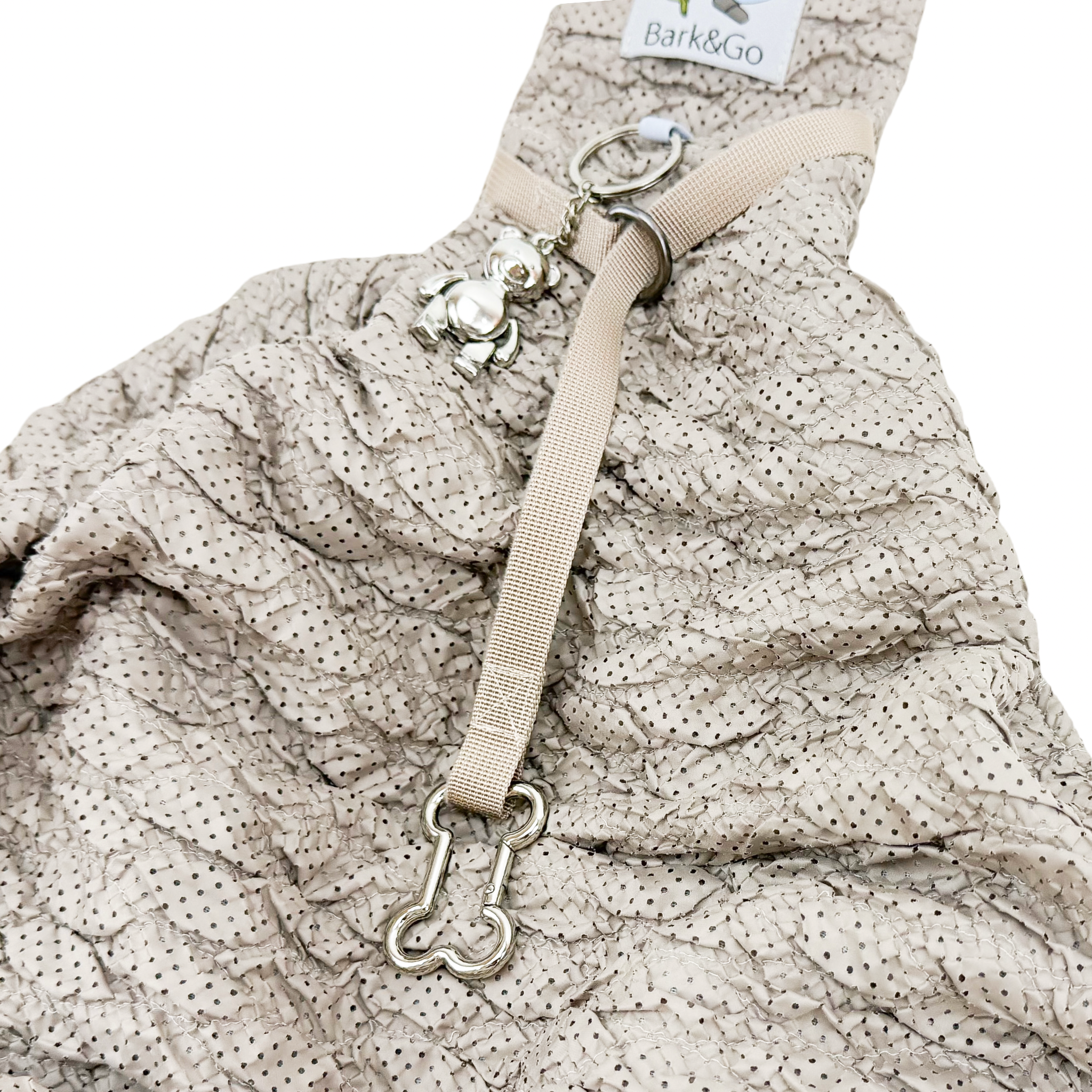 Teddy Summer Dog Sling Carrier – Breathable Linen Pet Carrier