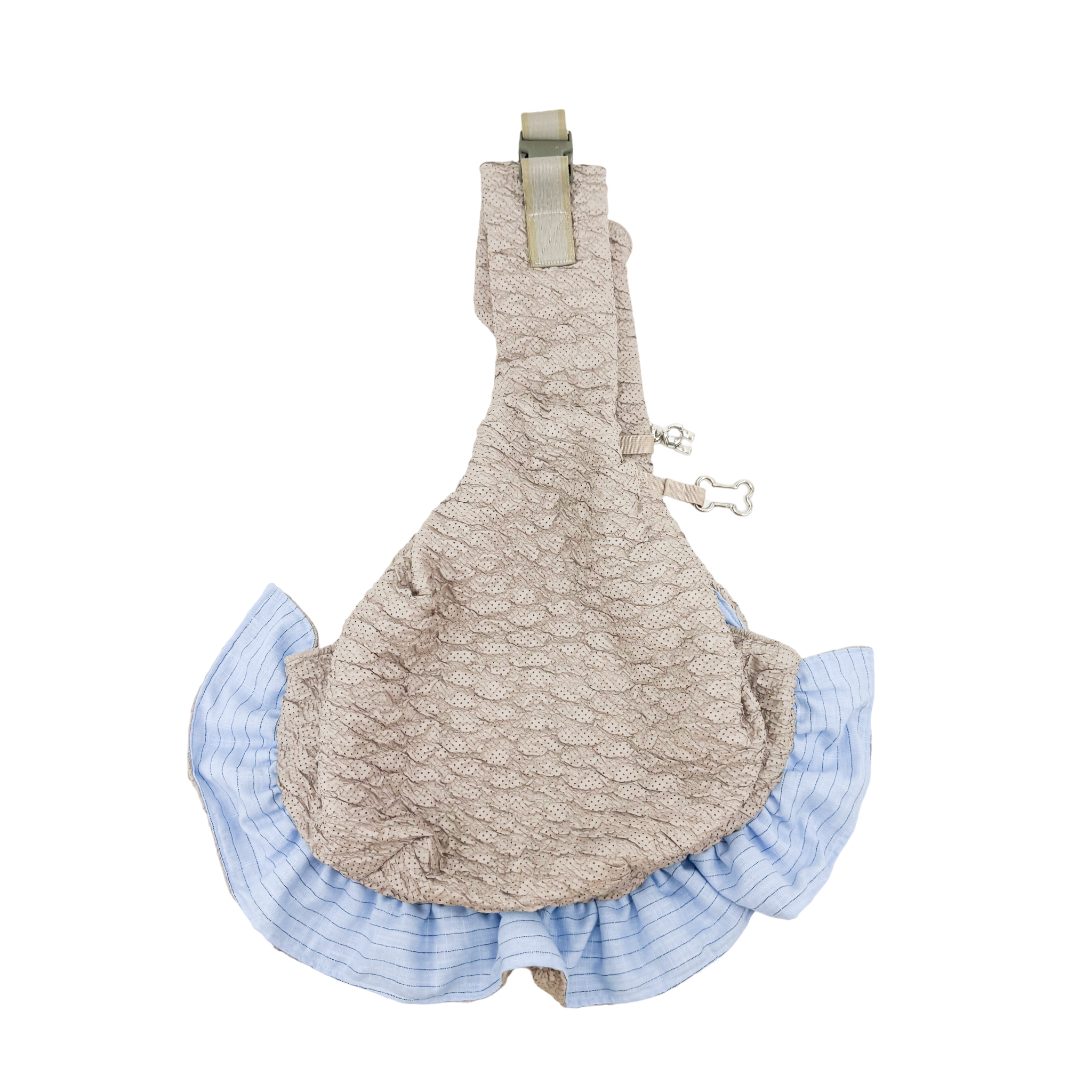 Teddy Summer Dog Sling Carrier – Breathable Linen Pet Carrier