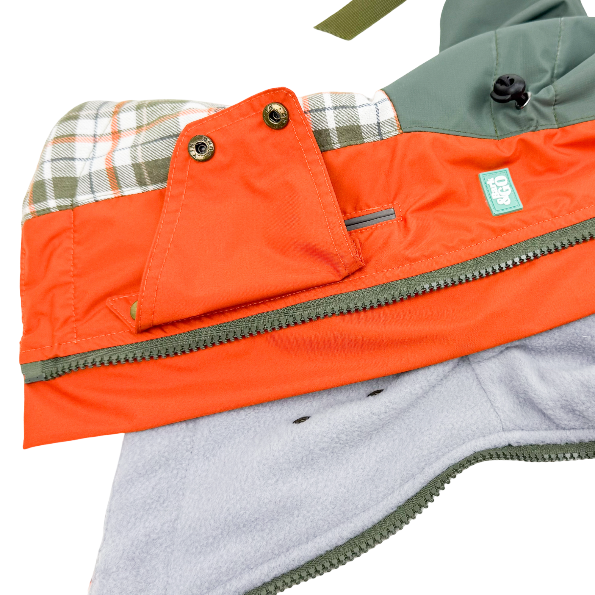 Waterproof Dog Raincoat for All Breeds and Sizes "Dark Academia Sweet November"