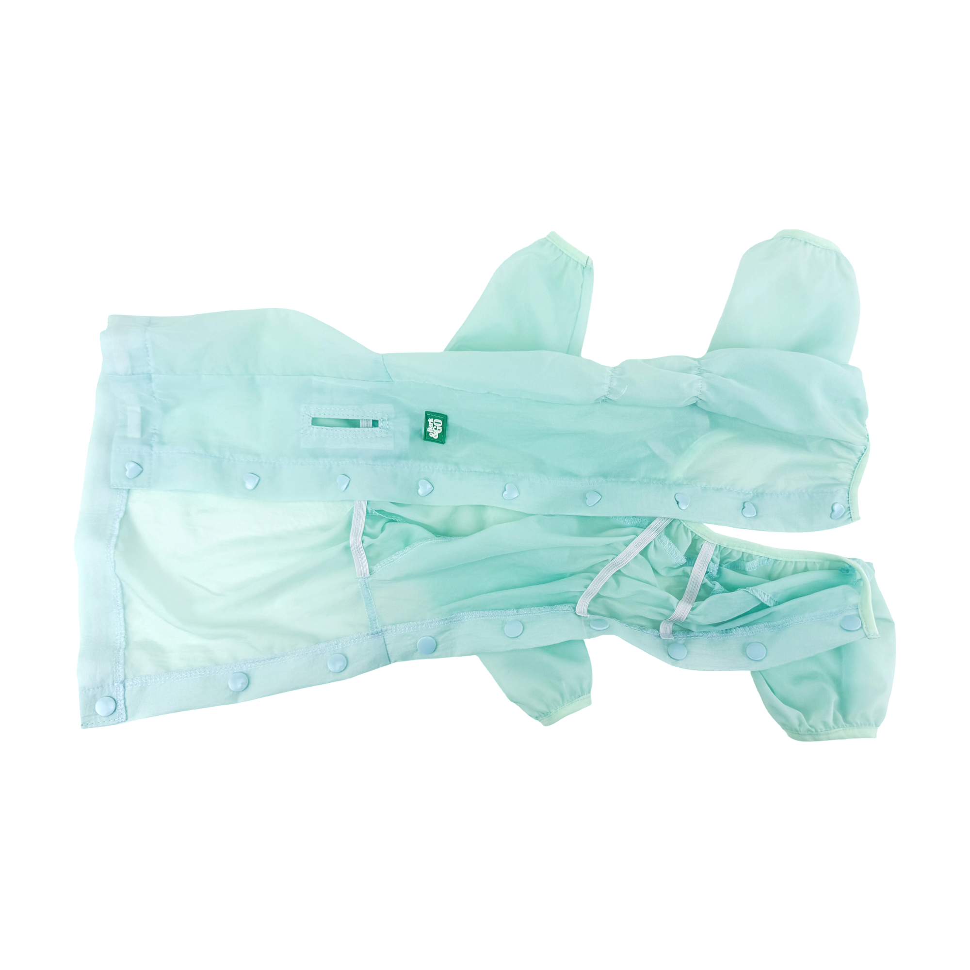 Mint Dog Romper Suit with Snood | Ultra-Light Summer Dog Duster