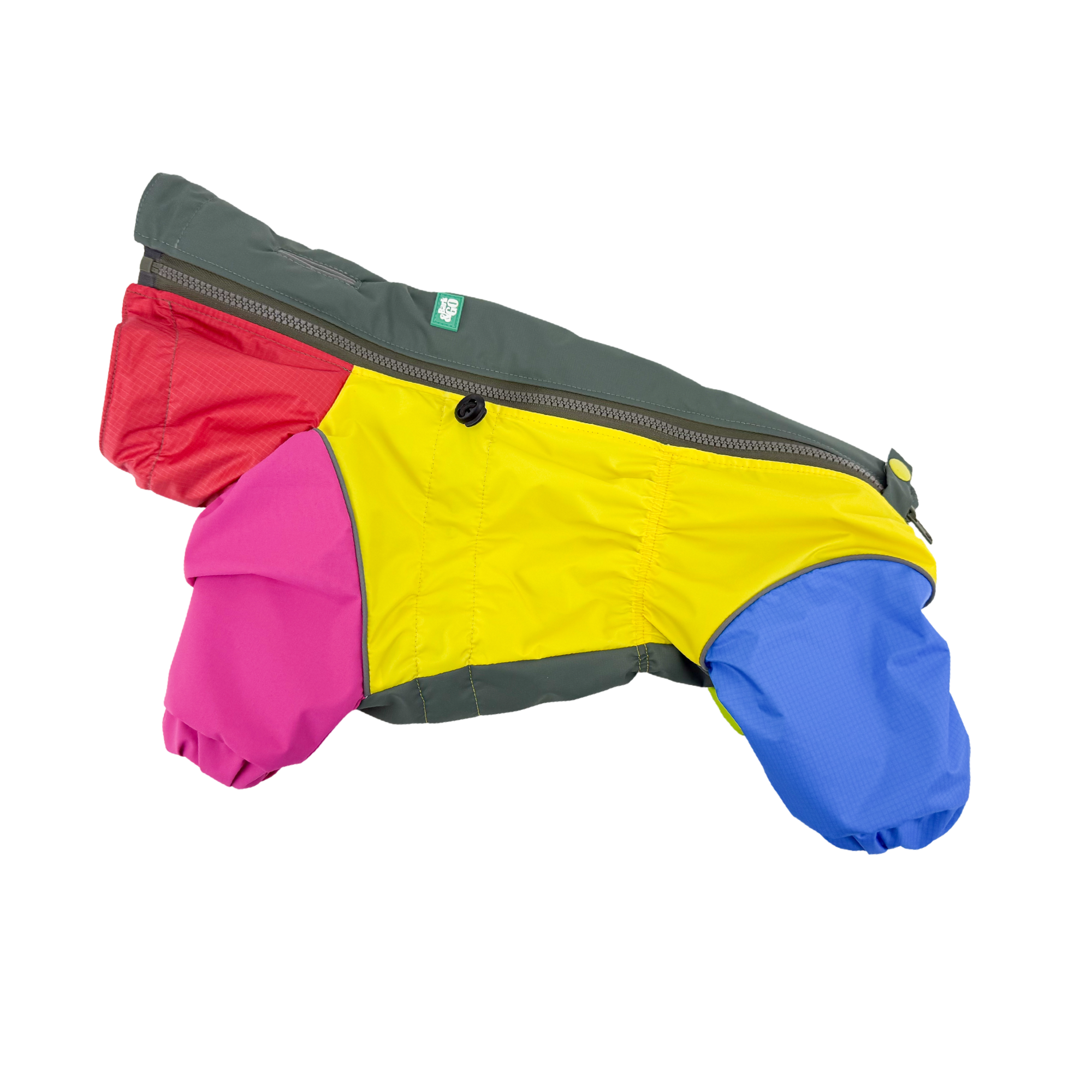 Waterproof Dog Raincoat for All Breeds and Sizes "Colorful"
