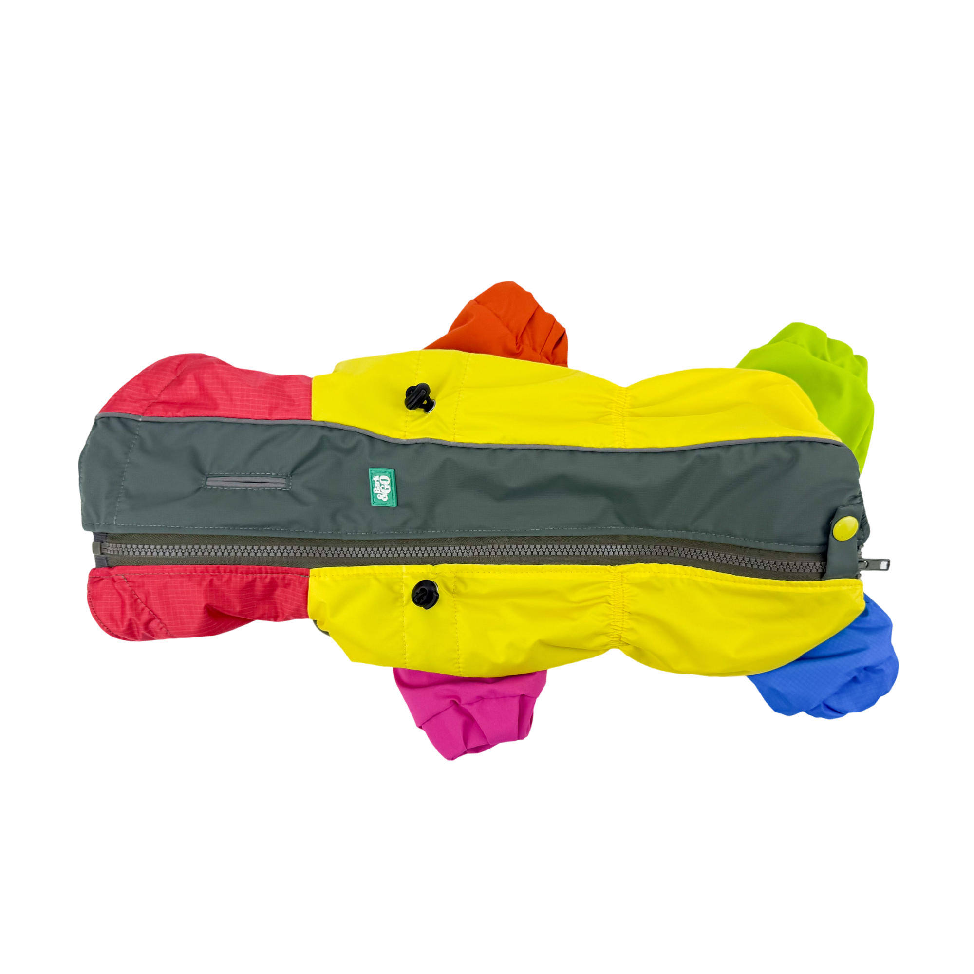 Waterproof Dog Raincoat for All Breeds and Sizes "Colorful"