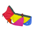 Waterproof Sleeveless Dog Raincoat for All Breeds and Sizes "Colorful"