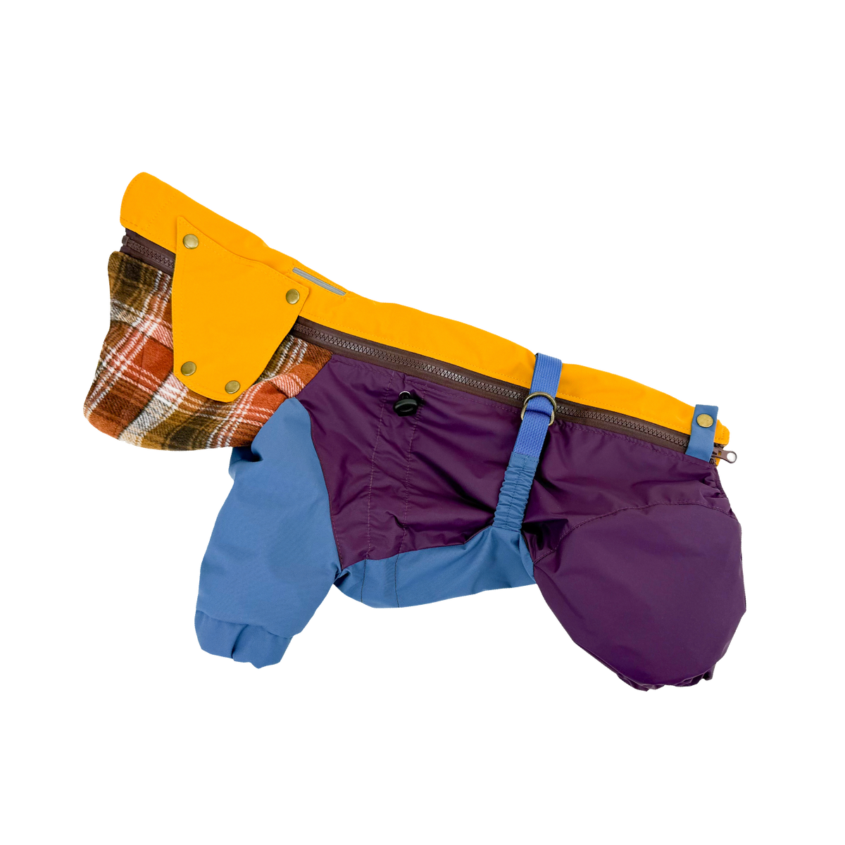 Waterproof Dog Raincoat for All Breeds and Sizes "Dark Academia Hygge"