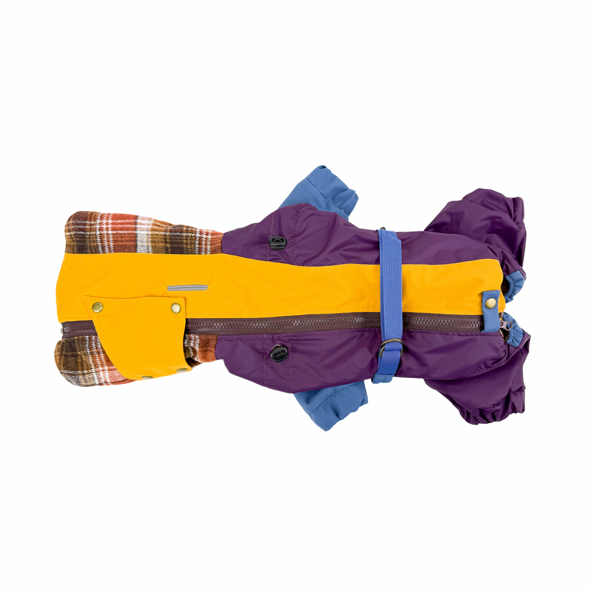 Waterproof Dog Raincoat for All Breeds and Sizes "Dark Academia Hygge"