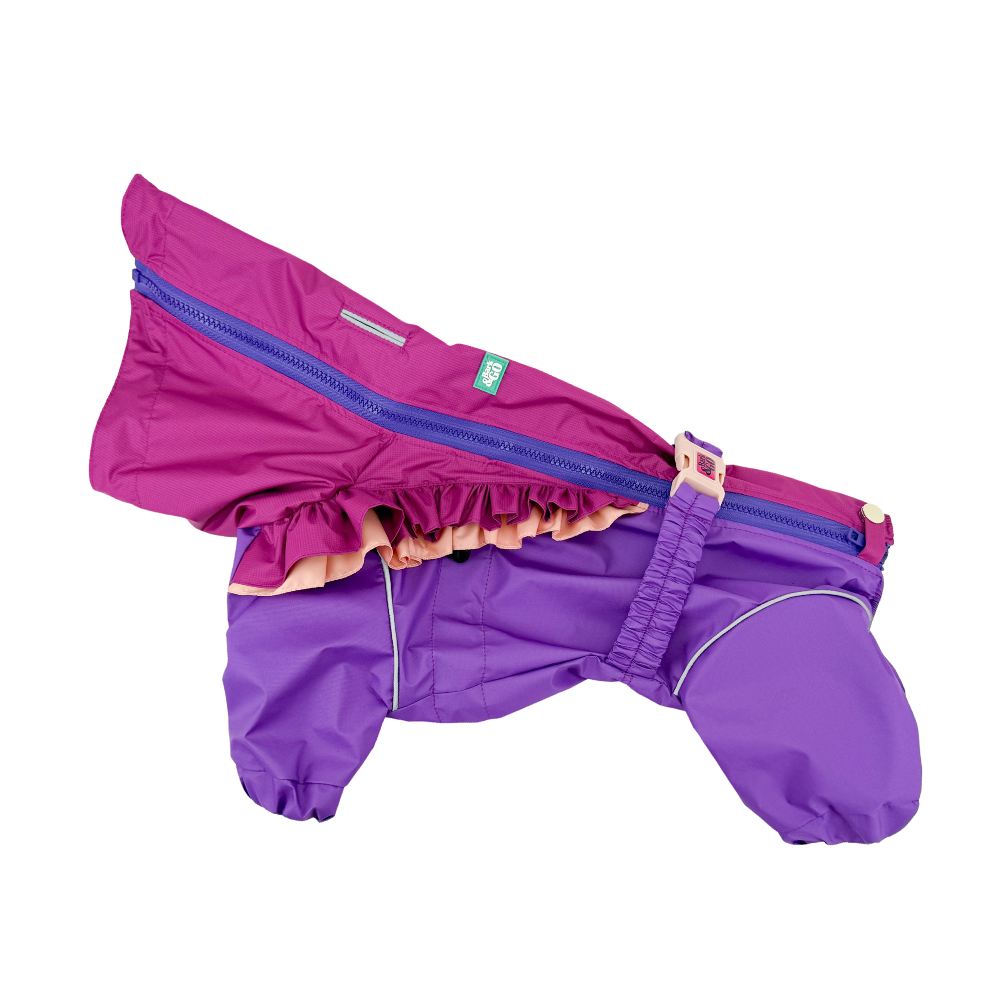 Waterproof Dog Raincoat for All Breeds and Sizes "Berrylicious"