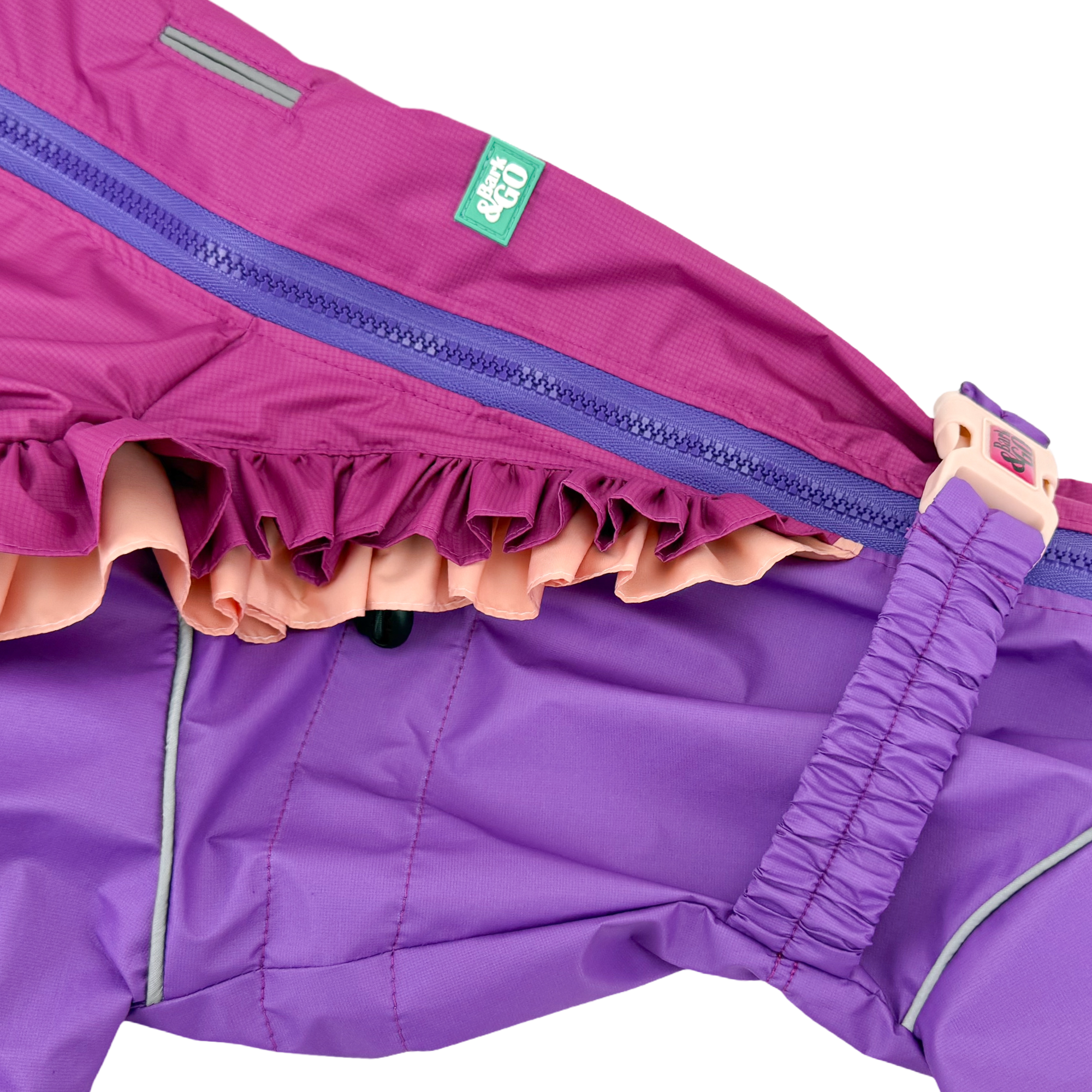 Waterproof Dog Raincoat for All Breeds and Sizes "Berrylicious"