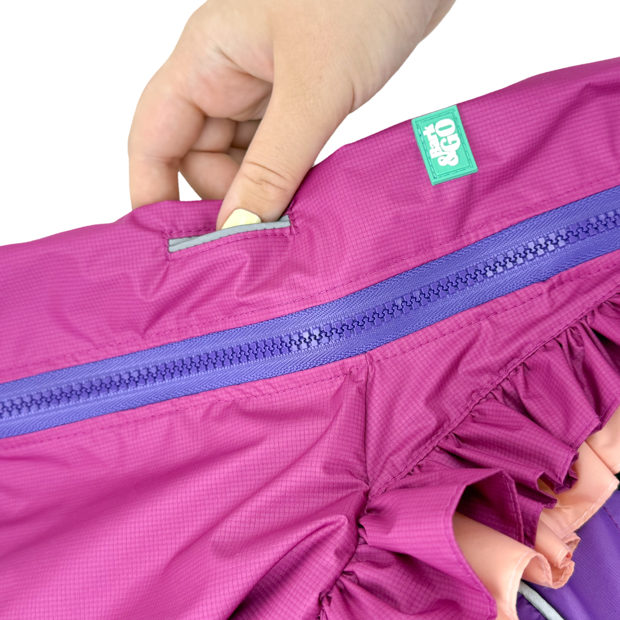 Waterproof Dog Raincoat for All Breeds and Sizes "Berrylicious"