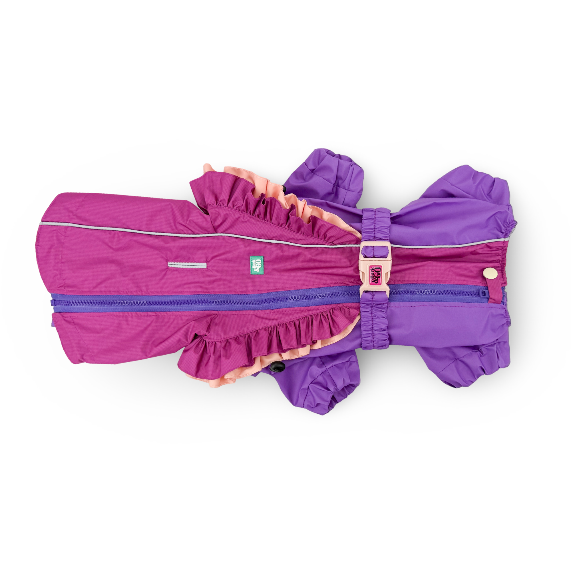 Waterproof Dog Raincoat for All Breeds and Sizes "Berrylicious"