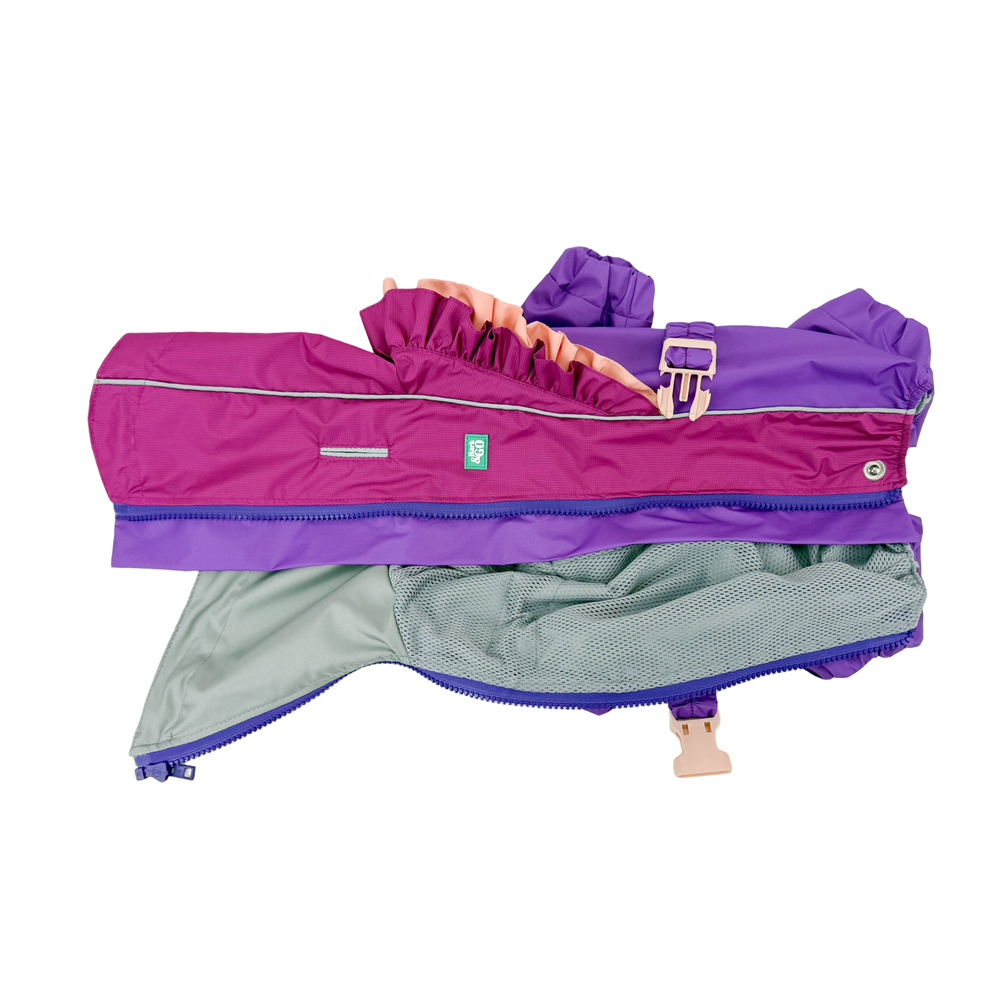 Waterproof Dog Raincoat for All Breeds and Sizes "Berrylicious"