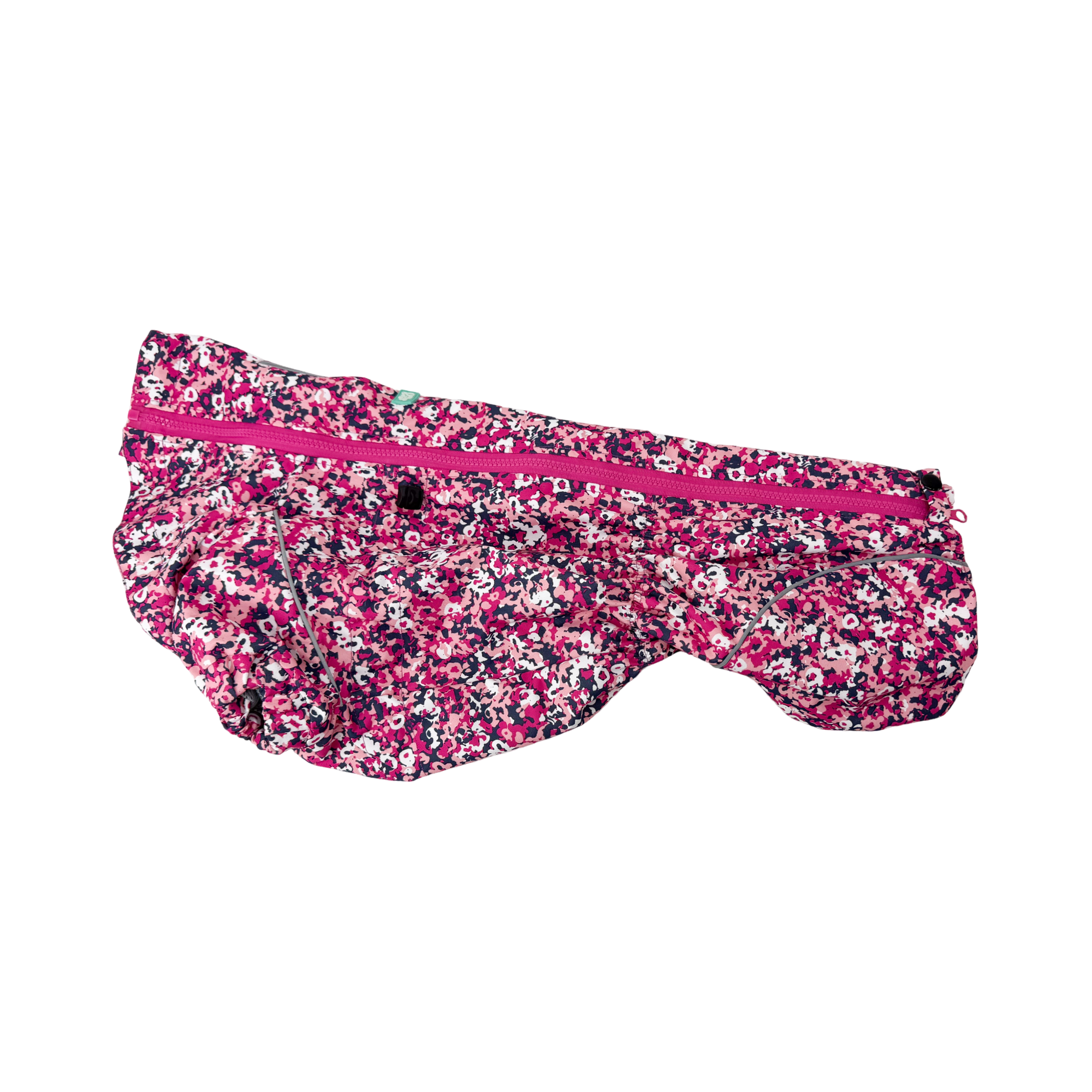 Waterproof Dog Raincoat for Corgi  "neon Pink"