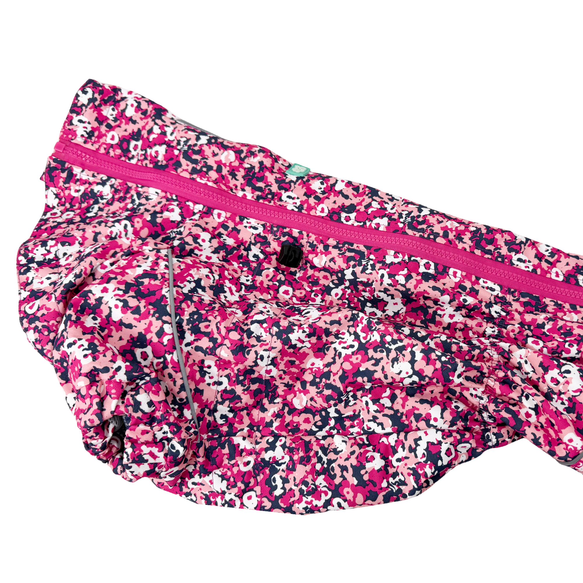Waterproof Dog Raincoat for Corgi  "neon Pink"