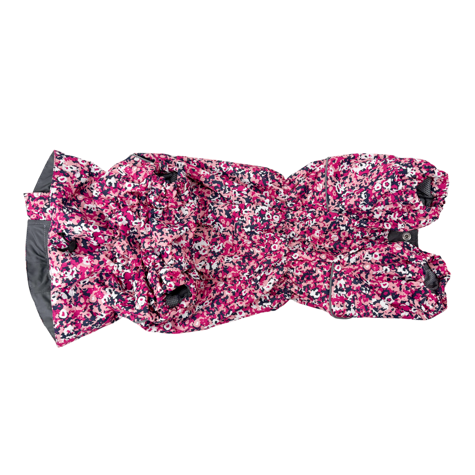 Waterproof Dog Raincoat for Corgi  "neon Pink"