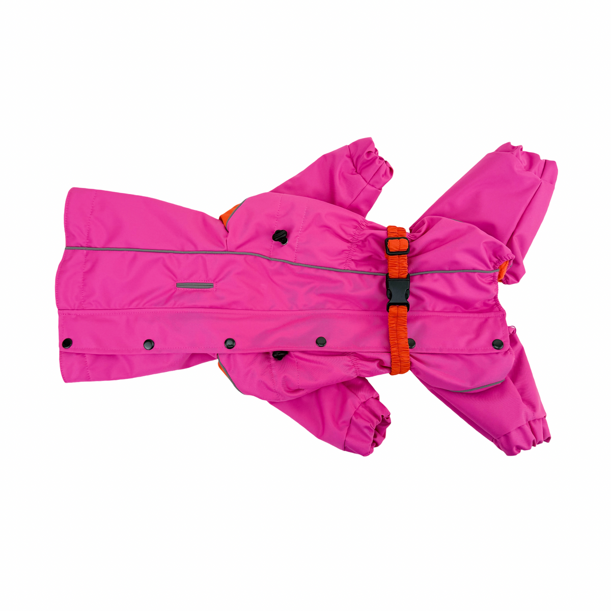 Waterproof Dog Raincoat "Perfect Match Pink" | 29 Sizes