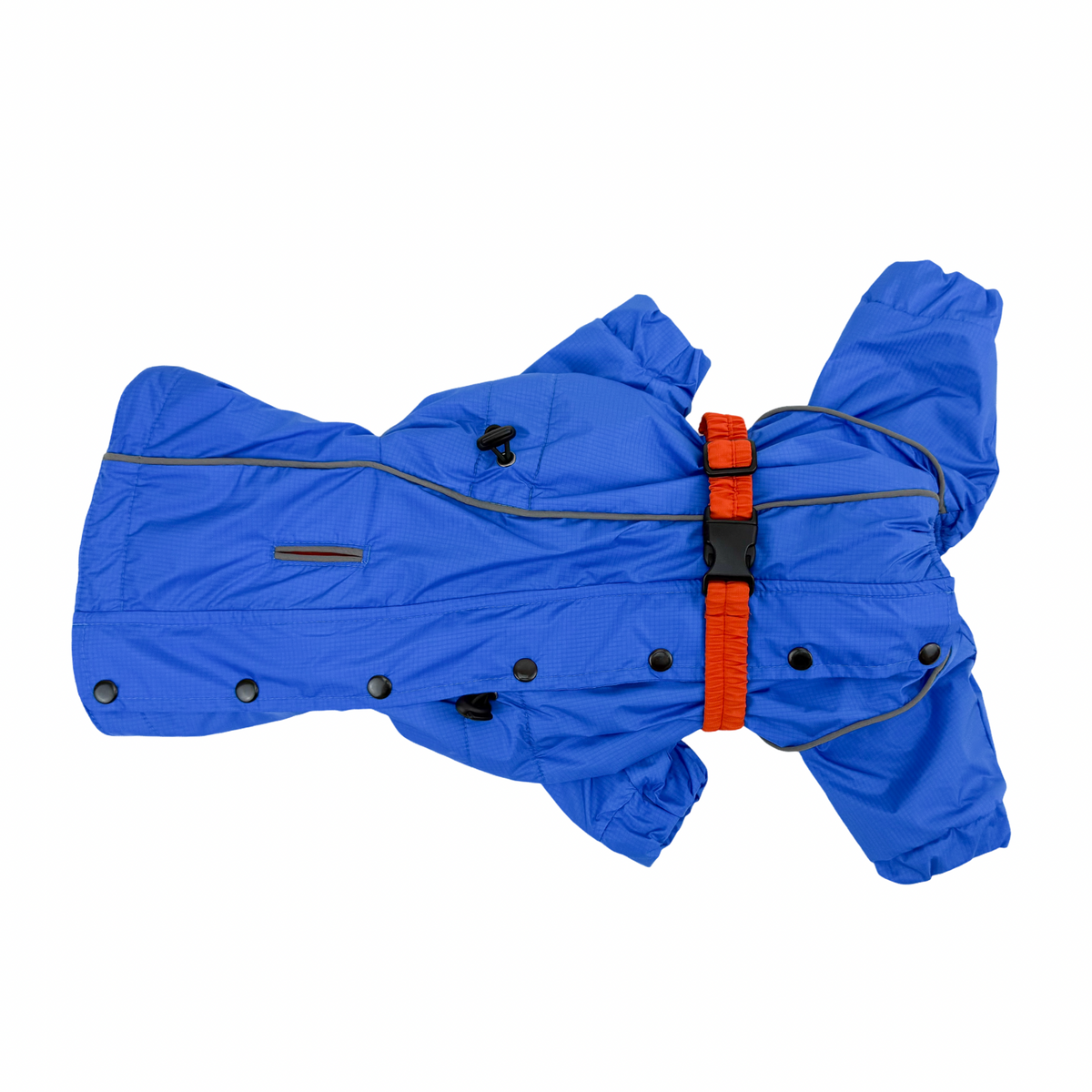 Waterproof Dog Raincoat "Perfect Match Blue" | 29 Sizes
