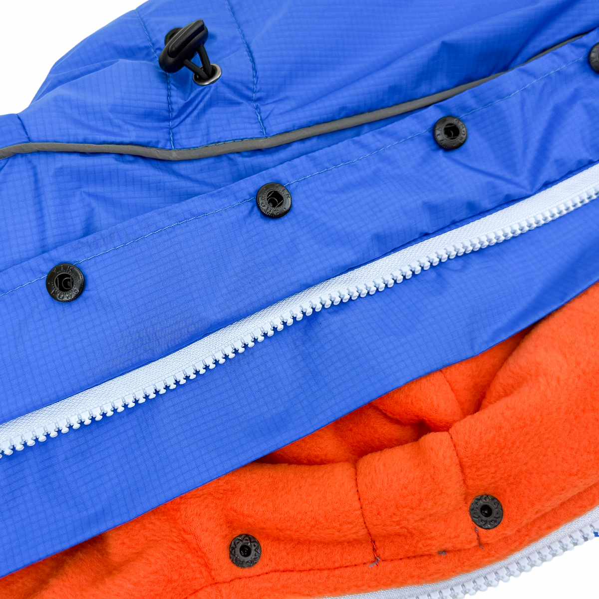 Waterproof Dog Raincoat "Perfect Match Blue" | 29 Sizes